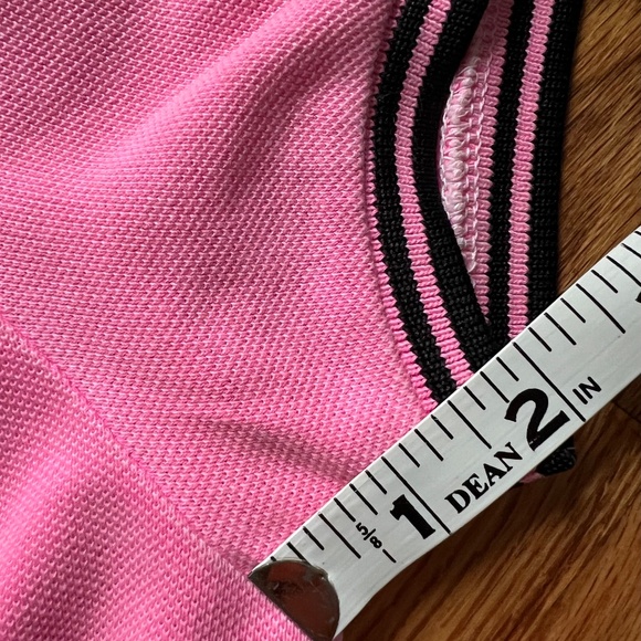 Vintage Fred Perry hot pink/burgundy100% cotton s/s polo shirt women’s 4 XS-S - Picture 14 of 14